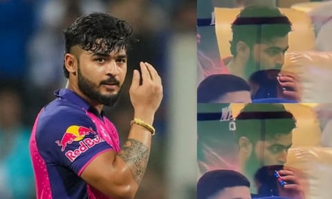 ரியான் பராக் மின்-சிகரெட் பயன்படுத்தும் வீடியோ வெளியாகி அதிர்ச்சி!