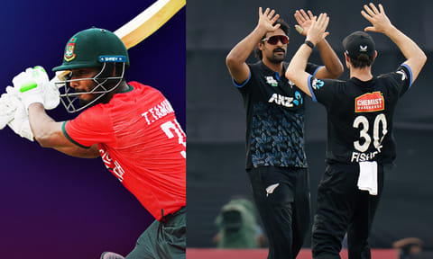 வங்காளதேசம் - நியூசிலாந்து 2வது டி20: மழையால் டாஸ் போடுவதில் தாமதம்