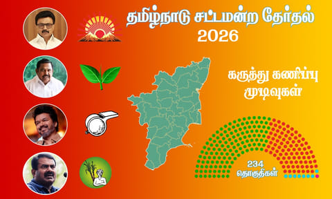 பரபரக்கும் தமிழக அரசியல் களம்: தேர்தலுக்கு பிந்தையை கருத்து கணிப்பு முடிவுகள் வெளியீடு