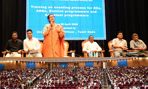 வாக்கு எண்ணும் செயல்முறை குறித்த பயிற்சி: அர்ச்சனா பட்நாயக் பங்கேற்பு