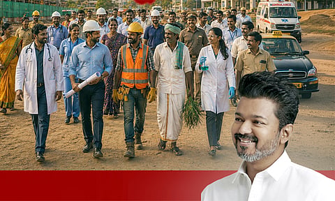உழைப்பாளர்களுக்கான உரிமைகள் முழுமையாக கிடைக்க உறுதியேற்போம் - விஜய்