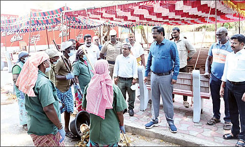 சித்ரா பவுர்ணமி: திருவண்ணாமலை கிரிவலப்பாதையில் 300 டன் குப்பைகள் அகற்றம்