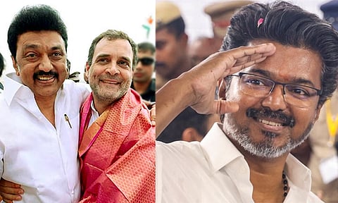 தி.மு.க.வுடன் கூட்டணி முறிந்தது: த.வெ.க.வுடன் 'கை’ கோர்த்த காங்கிரஸ்... ஆனால்..?!