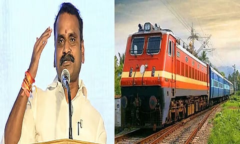 யஷ்வந்த்பூர்-ஒசூர், குண்டூர்-திருப்பதி ரெயில்கள் நீட்டிப்பு; எல்.முருகன்