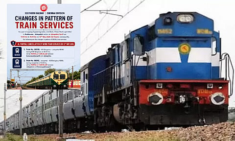 ஜோலார்பேட்டை - பெங்களூரு பயணிகள் ரெயில் இன்று பகுதி நேர ரத்து