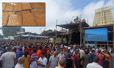 ராமேசுவரம் கோவிலில் இலவச லட்டு வழங்கியதில் ரூ.3.5 கோடி மோசடி: பக்தர்கள் அதிர்ச்சி