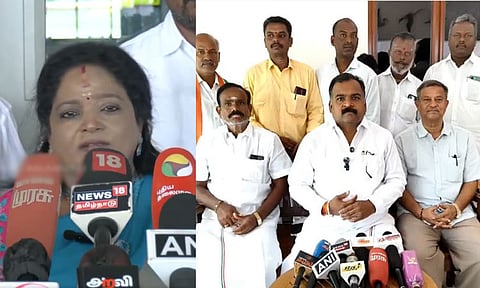 அதிமுக - திமுக இணைந்து பதவிக்கு வர பாஜக உதவியா? மாணிக்கம் தாகூருக்கு தமிழிசை கண்டனம்