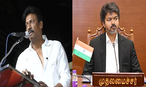 முதல்-அமைச்சர் விஜய் பதவியேற்பு விழாவில் முதல்வரிசையில் 3 பேர் மிஸ்ஸிங்.. - இயக்குநர் சமுத்திரக்கனி