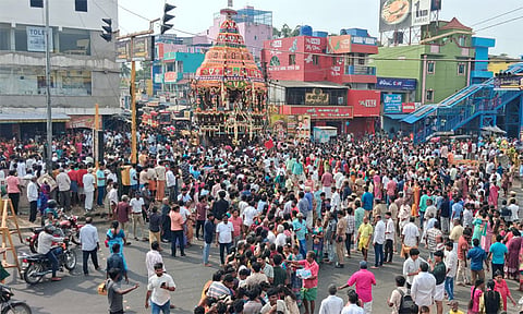 சிங்கப்பெருமாள் கோவில், பாடலாத்ரி நரசிம்ம பெருமாள், தேரோட்டம்