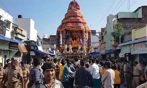 மதுரை மாவட்டம் சோழவந்தான் ஜெனகை மாரியம்மன் கோவில் திருவிழா, தேரோட்டம்