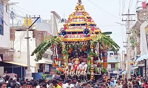 திருவண்ணாமலை மாவட்டம், செங்கம் பெருமாள் கோவில் தேரோட்டம்