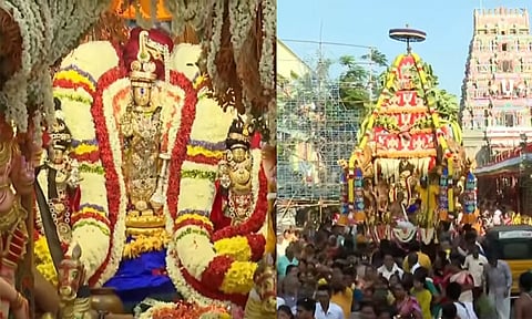 சென்னை காலடிப்பேட்டை கல்யாண வரதராஜ பெருமாள் கோவில் திருவிழா