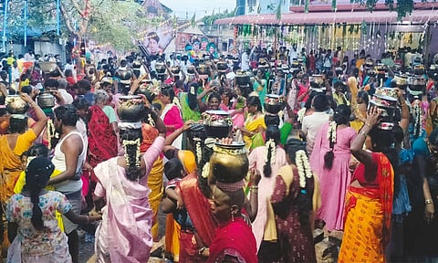 புதுக்கோட்டை மாவட்டம், அன்னவாசல் பகவதி அம்மன் கோவில் திருவிழா