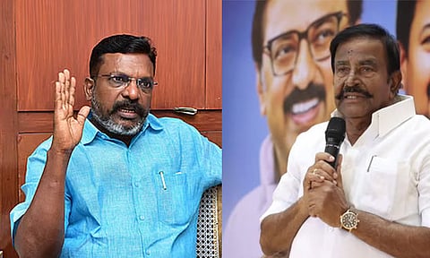கே.என்.நேரு மீதான வழக்குப்பதிவில் அரசியல் உள்நோக்கம் இருப்பதாக தெரியவில்லை: திருமாவளவன்