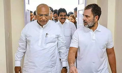 Mallikarjun Kharge,Rahul-Gandhi
