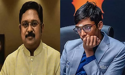 நார்வே செஸ் தொடரில் சாம்பியன் பட்டம் வென்ற பிரக்ஞானந்தாவுக்கு டிடிவி தினகரன் வாழ்த்து