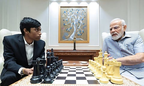 பிரக்ஞானந்தாவுக்கு பிரதமர் மோடி வாழ்த்து