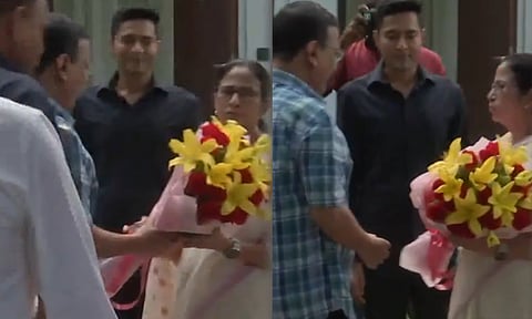 ‘இந்தியா’ கூட்டணி ஆலோசனைக் கூட்டத்தில் பங்கேற்க டெல்லி வந்த மம்தாவுடன் கெஜ்ரிவால் சந்திப்பு