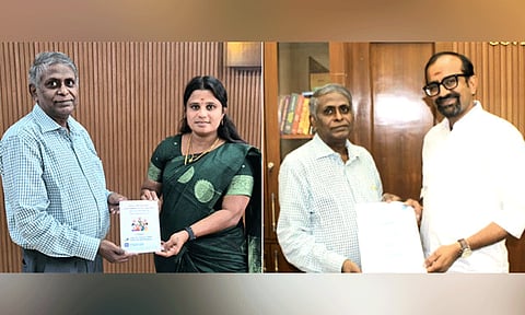 அமைச்சர்களிடம் மனு