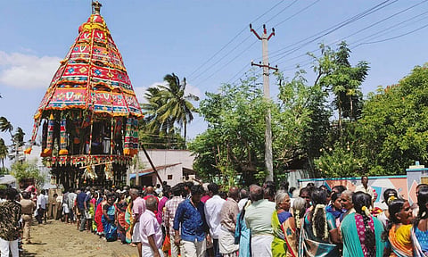 திருச்சி மாவட்டம், தொட்டியம் ஒன்றியம் திருநாராயணபுரம் வேதநாராயண பெருமாள் கோவில் திருவிழா