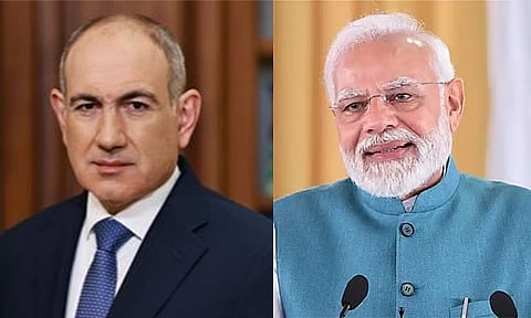 ஆர்மீனியா பொதுத்தேர்தலில் வெற்றி - நிக்கோல் பாஷின்யானுக்கு பிரதமர் மோடி வாழ்த்து