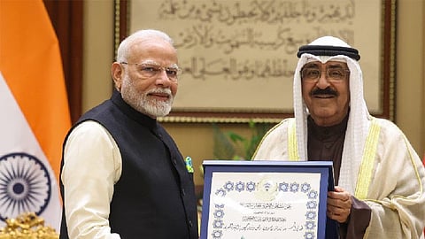 குவைத் மன்னருடன் பிரதமர் மோடி தொலைபேசியில் உரையாடல்