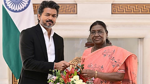 டெல்லியில் ஜனாதிபதி திரவுபதி முர்முவுடன் முதல்-அமைச்சர் விஜய் சந்திப்பு