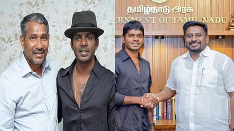தமிழக அமைச்சர்களை சந்தித்த பாடகர் வேடன்