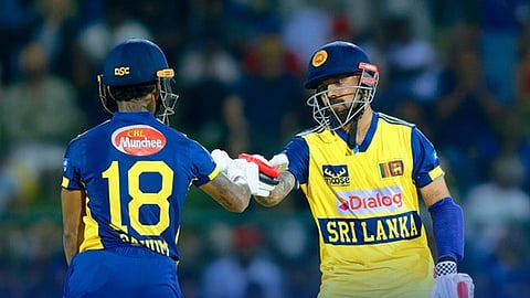 2-வது டி20: கமில் மிஷாரா, தசுன் ஷனகா அரைசதம்; வெஸ்ட் இண்டீஸுக்கு 195 ரன்கள் இலக்கு நிர்ணயித்த இலங்கை