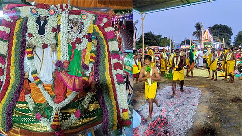 நாகை மாவட்டம் வாய்மேடு மேற்கு திரௌபதியம்மன் ஆலய திருவிழா