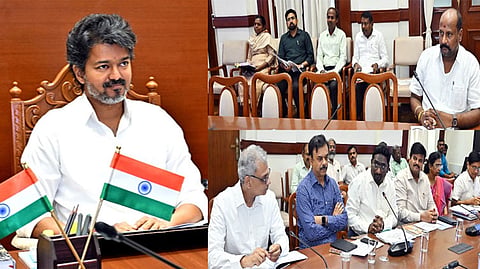 போக்குவரத்துத் துறையின் செயல்பாடுகள் குறித்து முதல்-அமைச்சர் விஜய் தலைமையில் ஆய்வுக் கூட்டம்