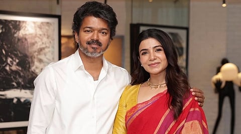 "மாற்றத்தை ஏற்படுத்தும் நம்பிக்கை விஜயிடம் உள்ளது" – சமந்தா புகழாரம்