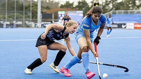 மகளிர் தேசிய கோப்பைக்கான ஆக்கி போட்டி; உருகுவேவை வீழ்த்திய இந்தியா