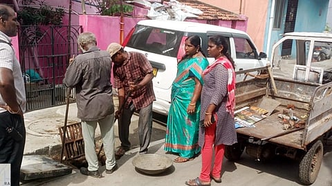 பருவமழை முன்னெச்சரிக்கை நடவடிக்கை: வண்டல் சேகரிப்புத் தொட்டிகளில் 1,413 டன் கழிவுகள் அகற்றம்