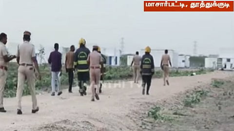 தூத்துக்குடி பட்டாசு ஆலை விபத்தில் தொழிலாளி உயிரிழப்பு - 25 பேர் படுகாயம்
