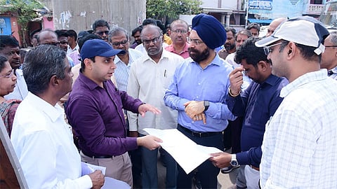 மெரினா காமராஜர் சாலையில் மையத்தடுப்புகள் அமைக்க வேண்டும் - அதிகாரிகளுக்கு, ககன்தீப் சிங் பேடி அறிவுறுத்தல்