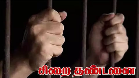 வீடு புகுந்து பெண்ணிடம் நகை பறிப்பு: 2 பேருக்கு சிறை தண்டனை