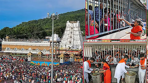 திருப்பதி கோவிலில் ஒரே நாளில் 74 ஆயிரம் பக்தர்கள் சாமி தரிசனம்