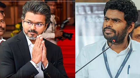 "நல்ல உடல்நலத்துடன் மக்கள் பணி தொடர வேண்டும்"... விஜய்க்கு அண்ணாமலை வாழ்த்து!