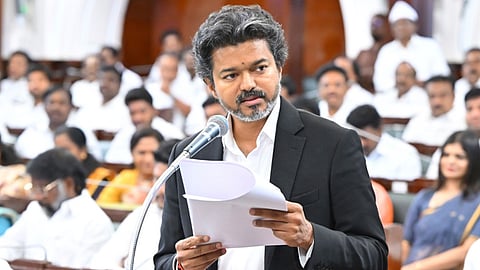 “5 நிமிடம் பேசியதற்கே கொளத்தூர் ஆட்டம் கண்டது” - முதல்-அமைச்சர் விஜய் பேச்சு