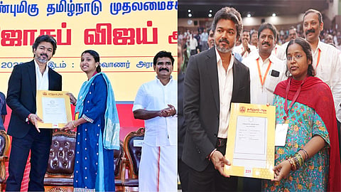 மின்சார வாரியத்திற்கு தேர்வான 401 பேருக்கு பணி நியமன ஆணை: முதல்-அமைச்சர் விஜய் வழங்கினார்