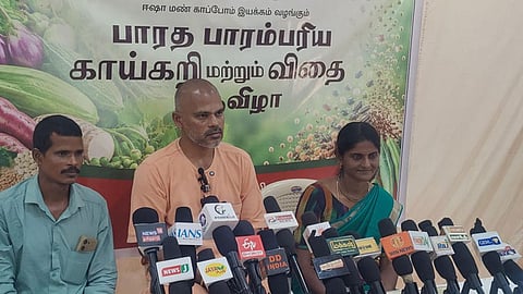 மண் காப்போம் இயக்கம் சார்பில் பாரத பாரம்பரிய காய்கறி மற்றும் விதை திருவிழா