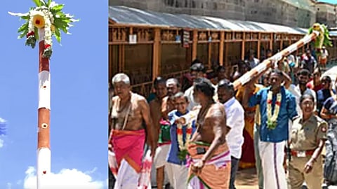 மதுரை மீனாட்சி அம்மன் கோவில் கும்பாபிஷேக விழா: முகூர்த்தக்கால் நடப்பட்டது