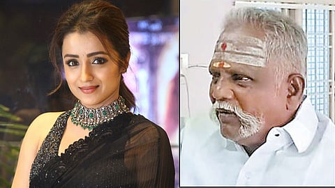 மாநகராட்சி அரங்கில் திரிஷா படம் வைக்கும்படி சுயேச்சை கவுன்சிலர் கூச்சல்: காரைக்குடியில் பரபரப்பு