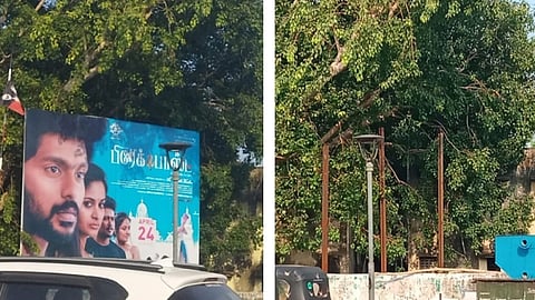 சென்னையில் அனுமதி பெறாமல் வைக்கப்பட்டிருந்த 54 விளம்பரப் பலகைகள் அகற்றம் - ரூ.2.29 லட்சம் அபராதம்