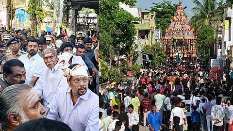 புதுவை பாகூர் மூலநாதர் கோவில் தேரோட்டம்... கவர்னர், முதல்- அமைச்சர் பங்கேற்பு