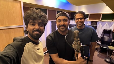 நீண்ட இடைவெளிக்கு பின் மீண்டும் மைக் பிடித்த சூர்யா.. உற்சாகத்தில் ரசிகர்கள்