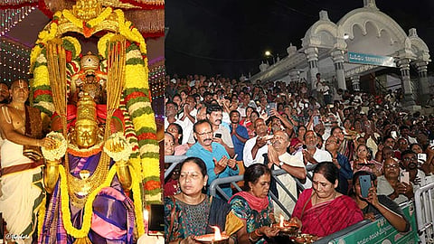 திருப்பதி ஏழுமலையான் கோவிலில் பௌர்ணமி கருட சேவை