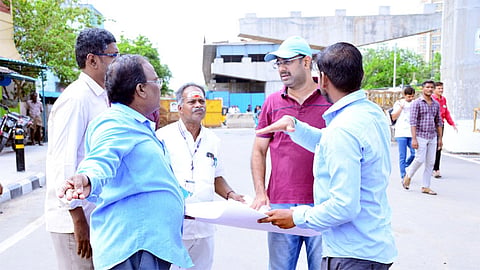 கணேசபுரத்தில் ரூ.226 கோடியில் ரெயில்வே மேம்பாலப் பணிகள்: மாநகராட்சி ஆணையாளர் ஆய்வு