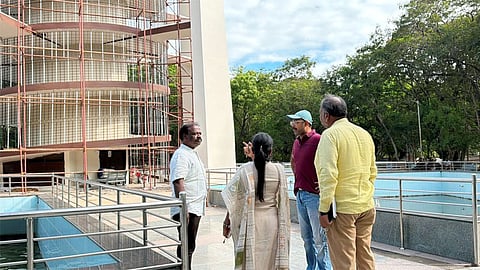 அண்ணாநகர் கோபுர பூங்காவில் ரூ.7.28 கோடியில் மேம்பாட்டுப் பணி; மாநகராட்சி ஆணையாளர் ஆய்வு